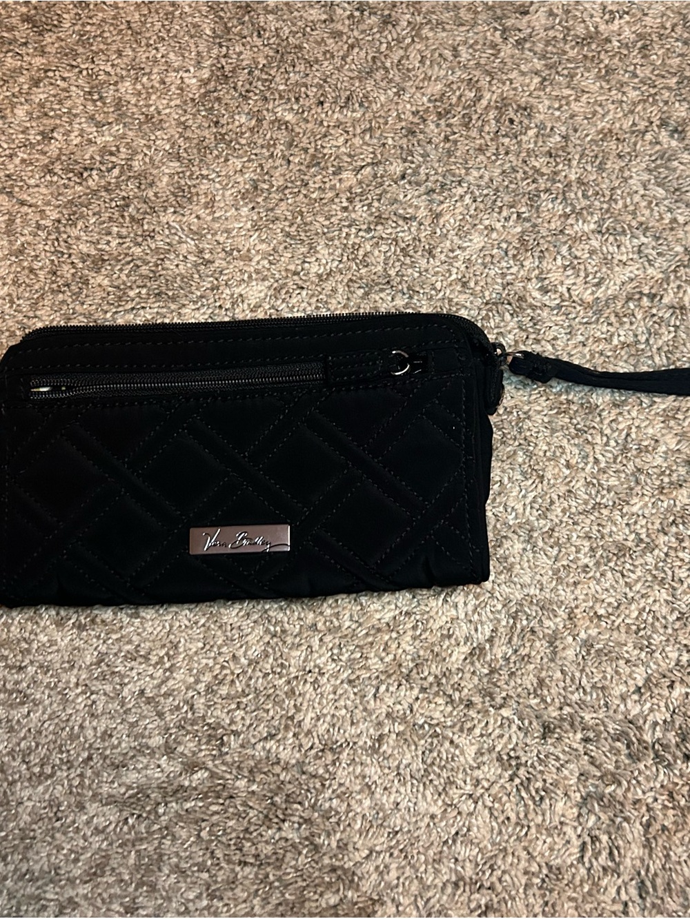 Vera Bradley Wristlet Wallet with Strap with Retired "Moon Blooms" Interior